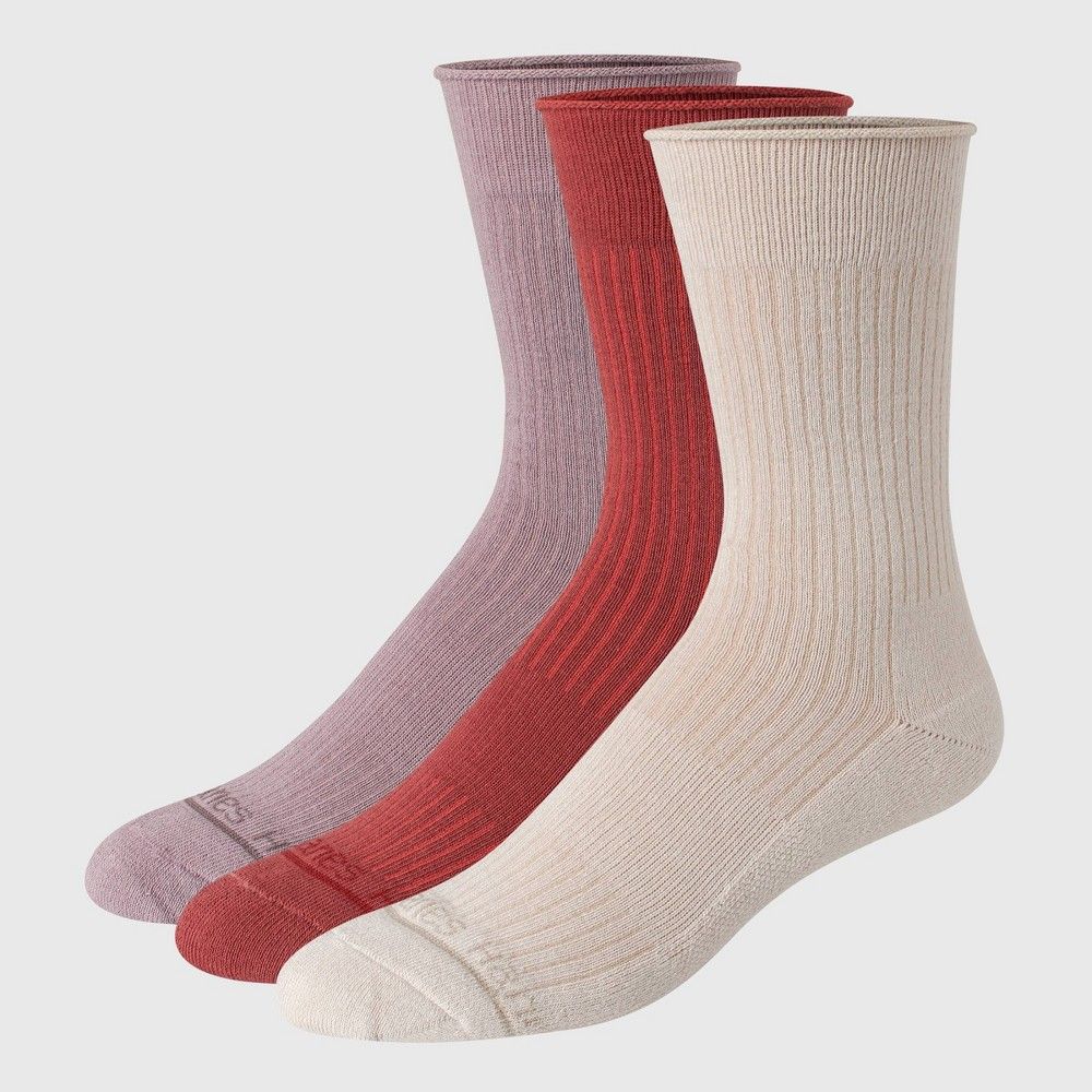 Hanes Originals Premium Men&#39;s SuperSoft Crew Socks 3pk - Stone/Sandal Red 6-12