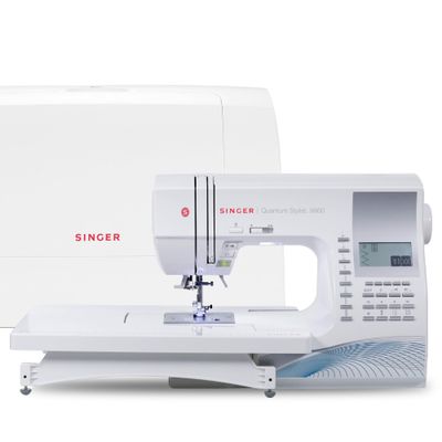 SINGER Quantum Stylist 9960 Computerized Sewing &amp; Quilting w/ Table, Case &amp; Kit