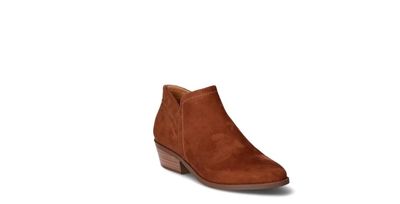 Time and Tru Women&#39;s Ankle Boot (Cognac, US Footwear Size System, Adult, Women, Numeric, Medium, 6)