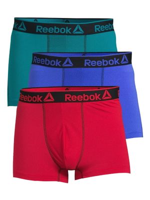 Reebok Mens Pro Series Performance Trunk Boxer Briefs, 3-Inch, 3-Pack