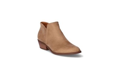Time and Tru Women&#39;s Ankle Boot (Camel, US Size Adult Women, Medium, 6)