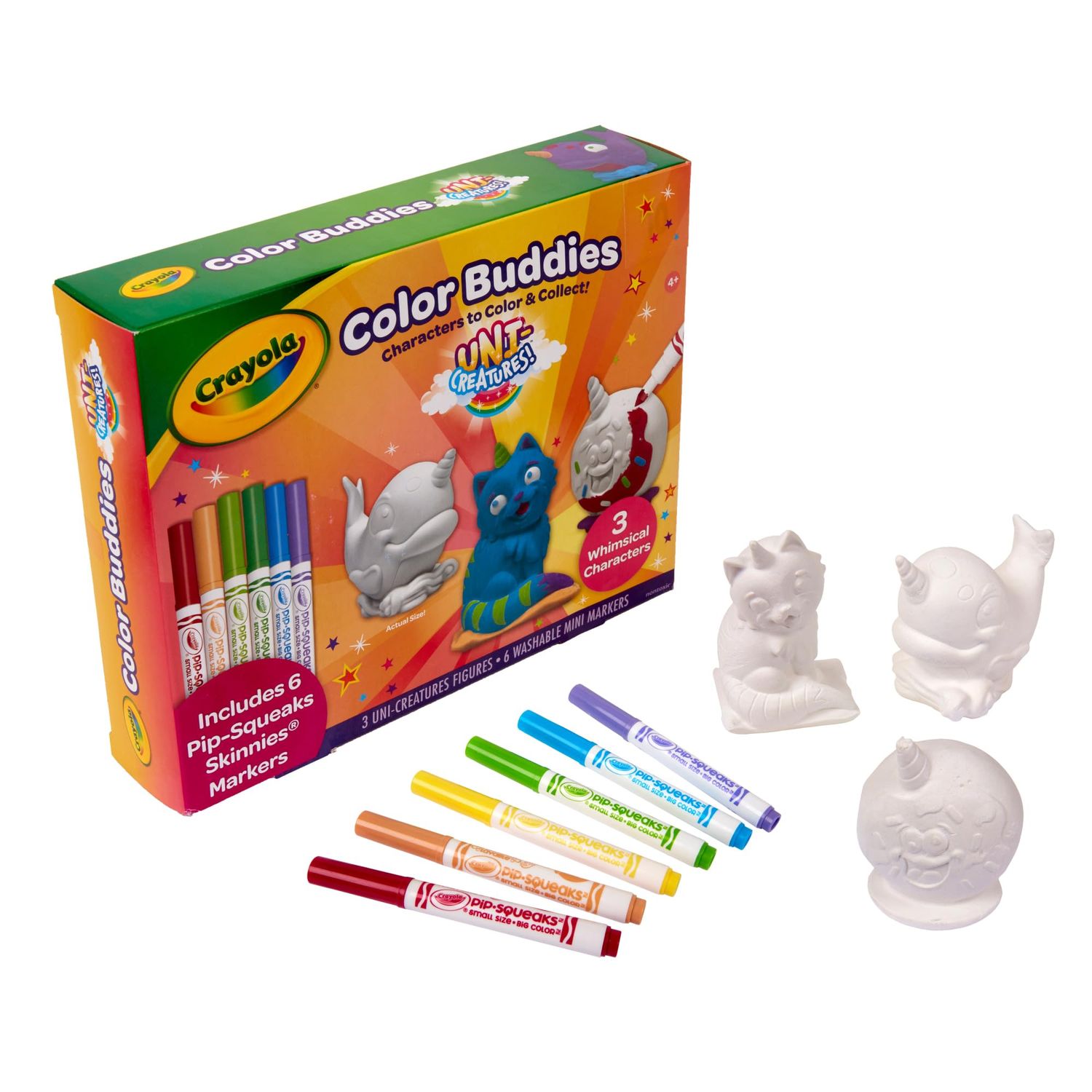 CrayolaÂ® Color Buddies Unicreature Toy Set, Set Of 9 Pieces