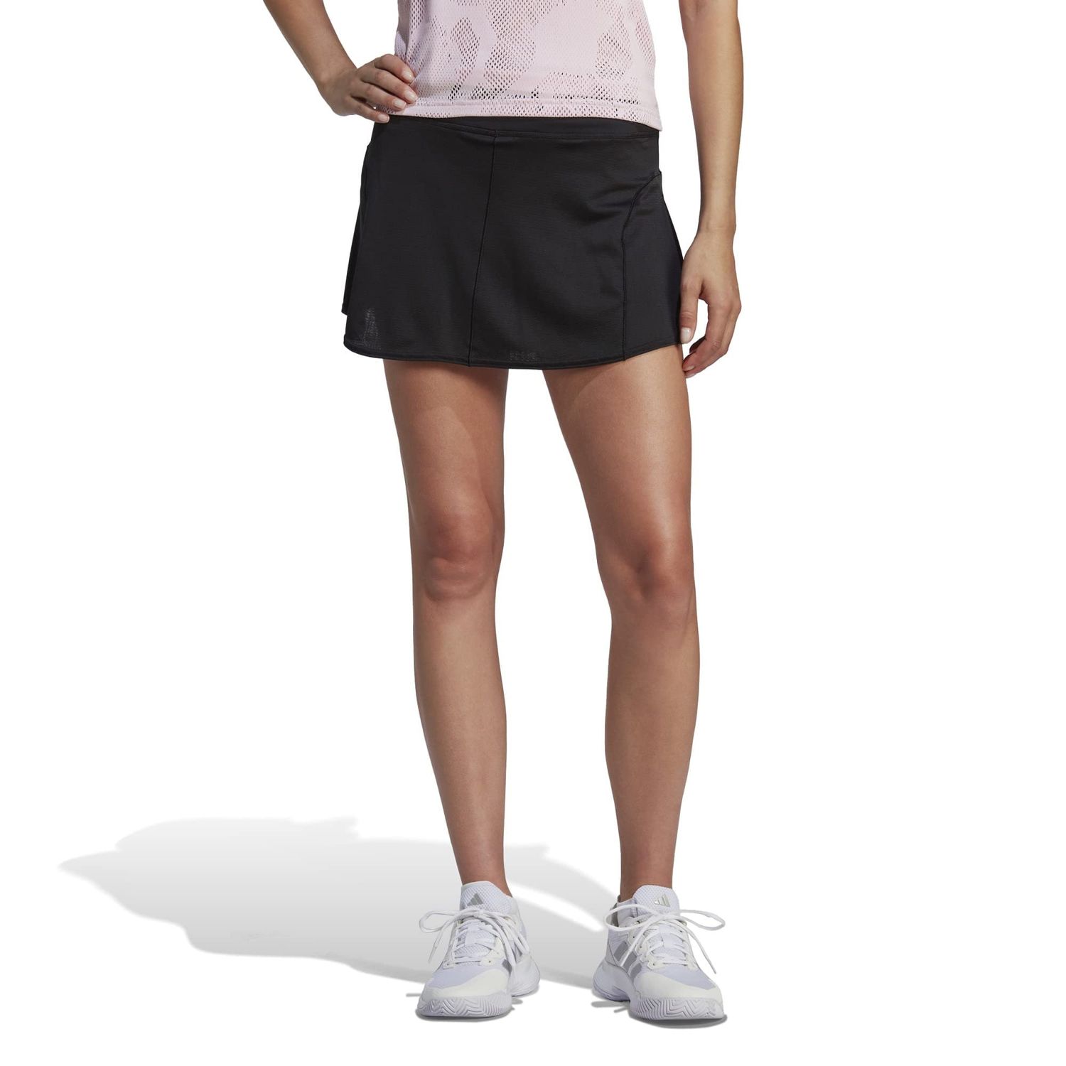 adidas Women&#39;s Tennis Match Skirt, Black, Large