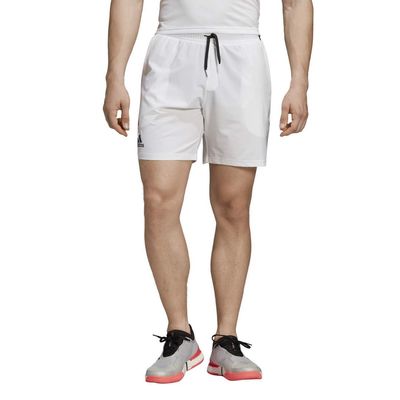 adidas Men&#39;s Club 7 Inch Tennis Short, White, X-Large