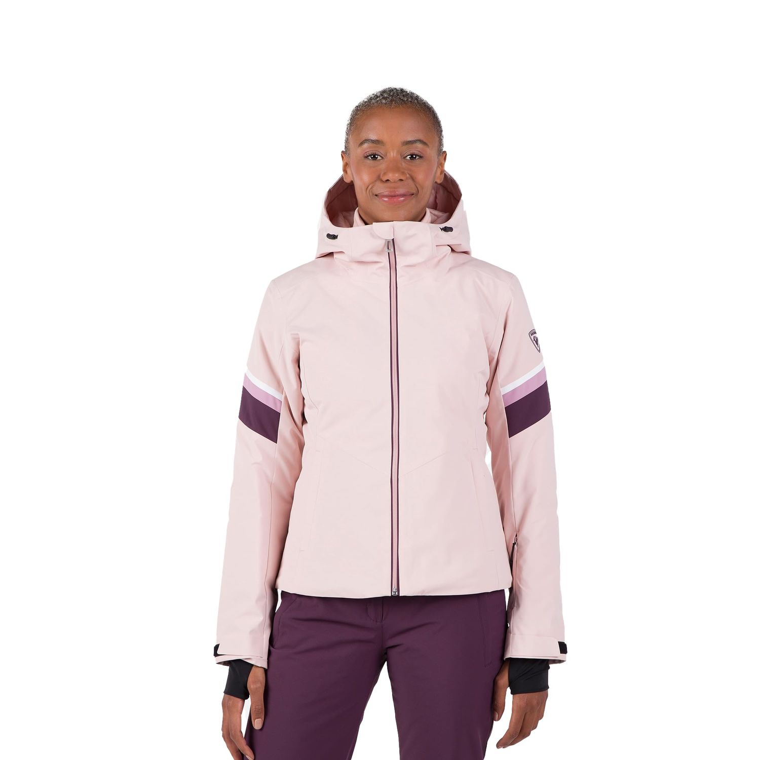 Rossignol Strawpile - Insulated, Waterproof Snowboard Jacket for Women Large Powder Pink