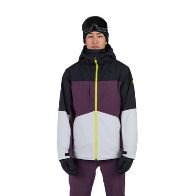 Rossignol Corbet’s Jacket - Insulated Ski Jacket with Hood - Snowboard Jacket for Men Medium Mulberry