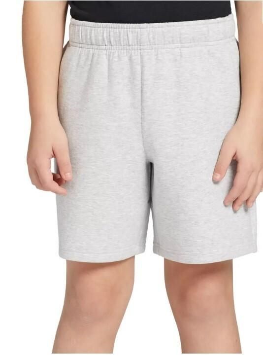 DSG Youth Sport Fleece Shorts Light Heather Gray Boys
