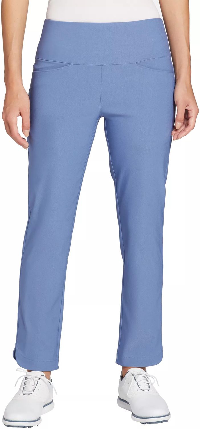 Walter Hagen Women&#39;s Sculpt Pull-on Golf Pants, XXL, Mid Blue