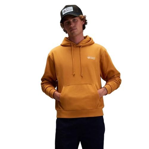 Alpine Design Men&#39;s Logo Fleece Hoodie, Large, Golden Honey