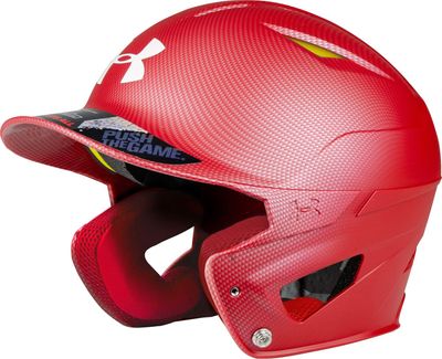 Under Armour Junior 6.75in Converge Shadow Matte Batting Helmet, Red