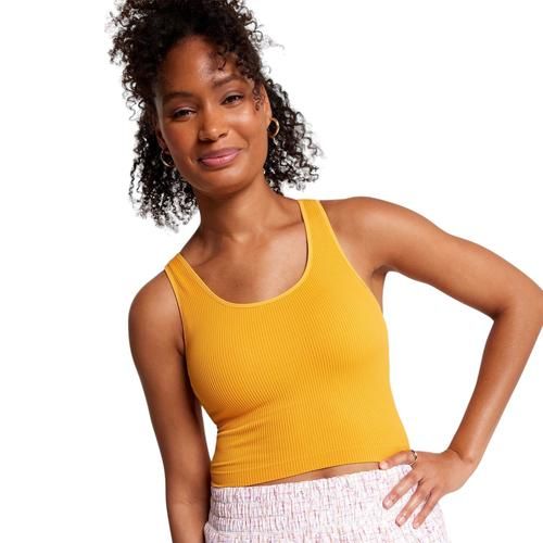 CALIA Women&#39;s Seamless Brami, Medium, Glowing Umber