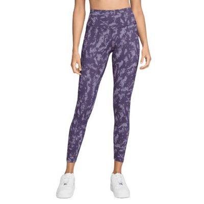 Nike One Women&#39;s High-Waisted 7/8 Printed Leggings