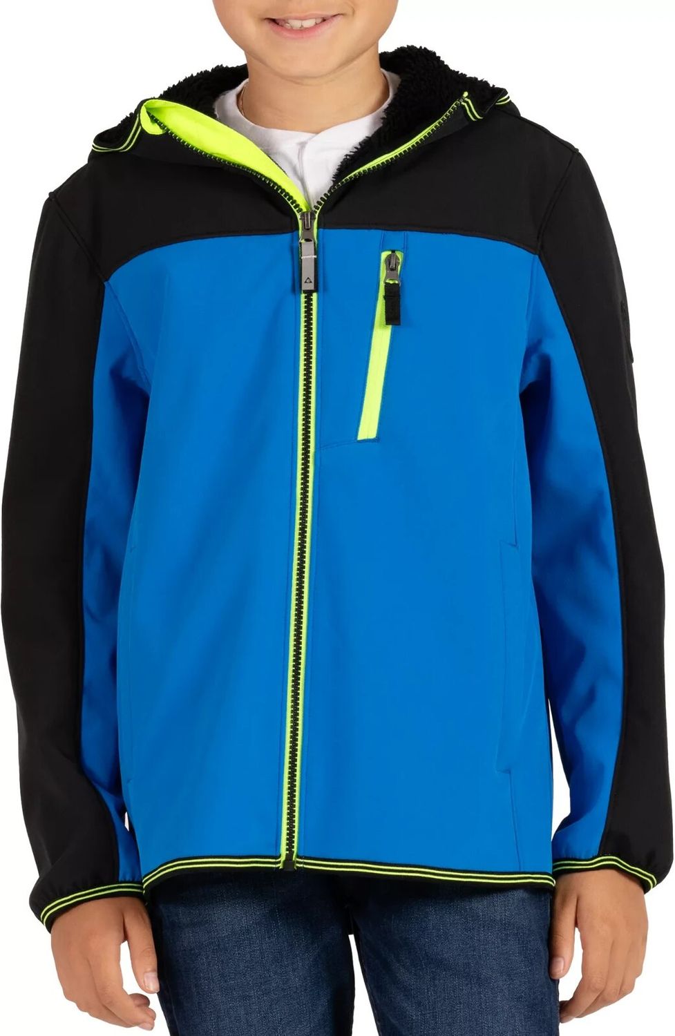 Gerry Boys&#39; Falcon Softshell Jacket Midweight Water-Resistant Wind-Resistant New