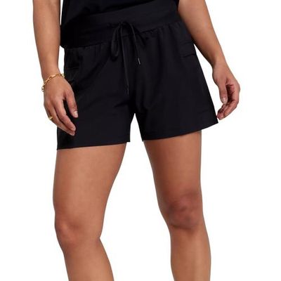 CALIA Women&#39;s Truelight Cargo Short, XS, Pure Black