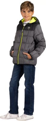 Gerry Boys&#39; Torque Puffer Jacket Full-Zip Lightweight Water-Resistant New Color: Ocean, Size: M