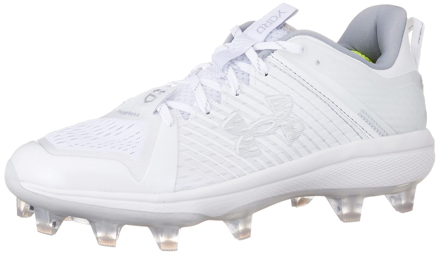 Under Armour Men's Yard Low MT TPU Baseball Cleat, (100) White/White/Metallic Silver, 10.5 Under Armour Men's Yard Low MT TPU Baseball Cleat, (100) White/White/Metallic Silver, 10.5