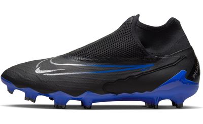 Nike Phantom GX Pro Firm-Ground High-Top Soccer Cleats (DD9465-040, Black/Hyper Royal/Chrome) Size 4.5 Nike Phantom GX Pro Firm-Ground High-Top Soccer Cleats (DD9465-040, Black/Hyper Royal/Chrome) Size 4.5