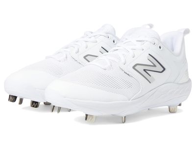 New Balance Men's Fresh Foam X 3000 V6 Metal Baseball Shoe, White, 6.5 New Balance Men's Fresh Foam X 3000 V6 Metal Baseball Shoe, White, 6.5