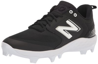 New Balance Men's Fresh Foam 3000 V6 Molded Baseball Shoe, Black/White, 15 New Balance Men's Fresh Foam 3000 V6 Molded Baseball Shoe, Black/White, 15