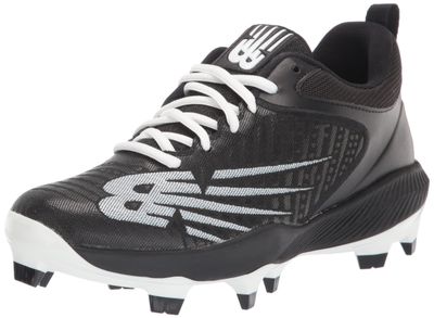 New Balance Men's FuelCell 4040 V6 Molded Baseball Shoe, Black/White, 8 New Balance Men's FuelCell 4040 V6 Molded Baseball Shoe, Black/White, 8