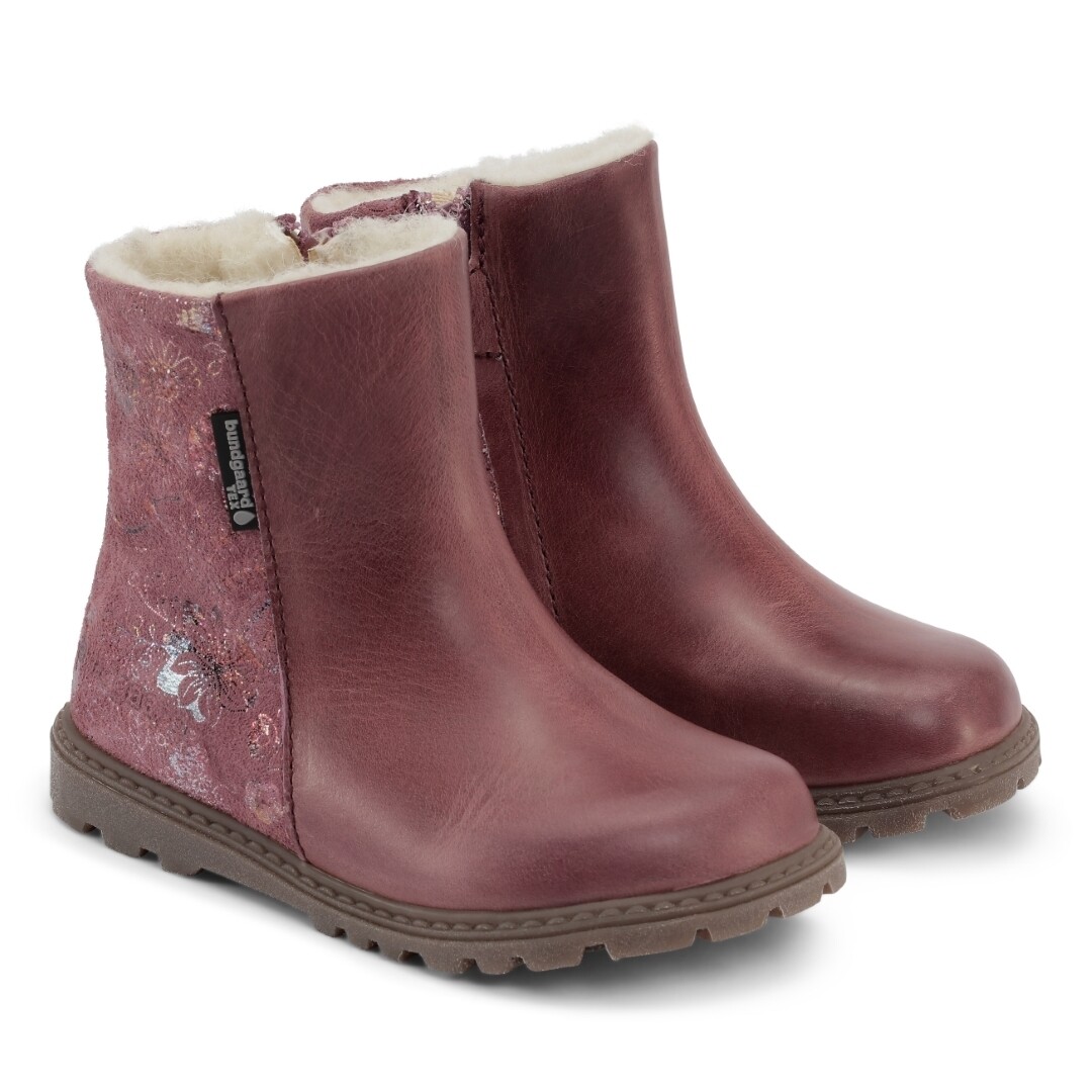 Bundgaard Tarok – warmer Kinder-Winterstiefel aus Leder mit Lammwolle und TEX