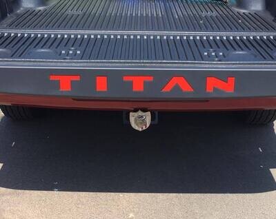 2016-2023 Nissan Titan Tailgate Top Inlay Decal/Lettering
