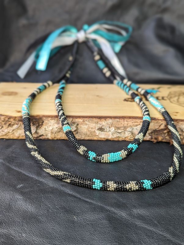 Wrap Beaded Necklace
