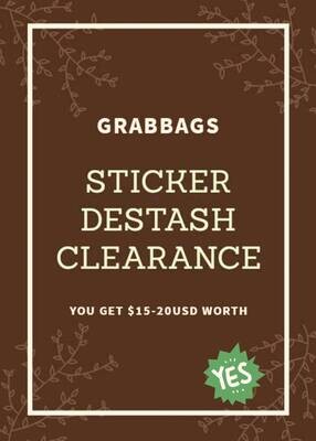 Sticker Destash Bag