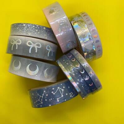 Washi Tape Sample - Simply Gilded August 2021 - Moon Drops