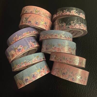 Washi Tape Sample - Simply Gilded Floral Floor