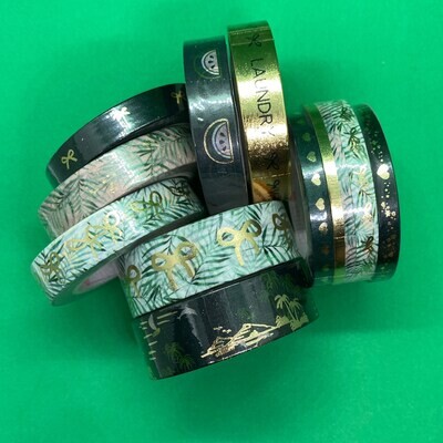 Washi Tape Sample - Simply Gilded May 2021 Sub Box: Tropical Luxe