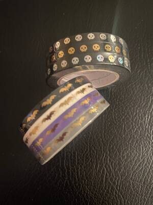 Washi Tape Sample - Simply Gilded 5mm Halloween Sets