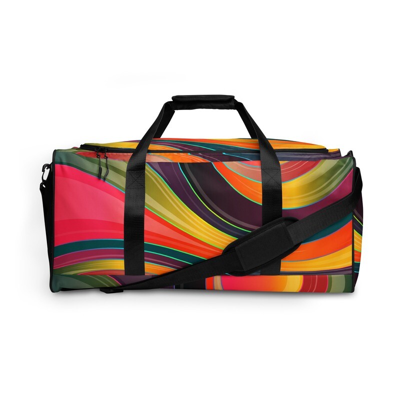 Colorful Swirls Duffle bag