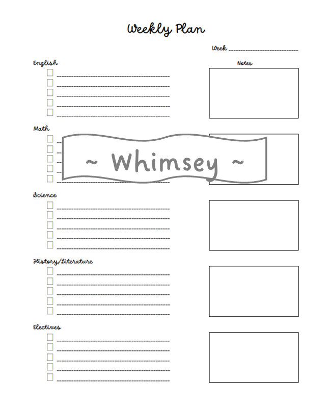 Whimsey Plan C Complete Planner + Videos Digital Download