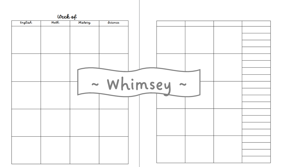 Whimsey Plan A Complete Planner + Videos Digital Download