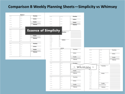 Plan B Weekly Planning Page 23-24 Digital Download