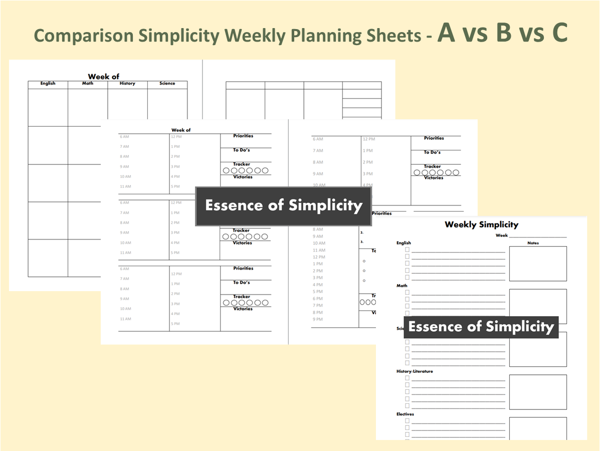 Essence of Simplicity Plan A Complete Planner + Videos Digital Download