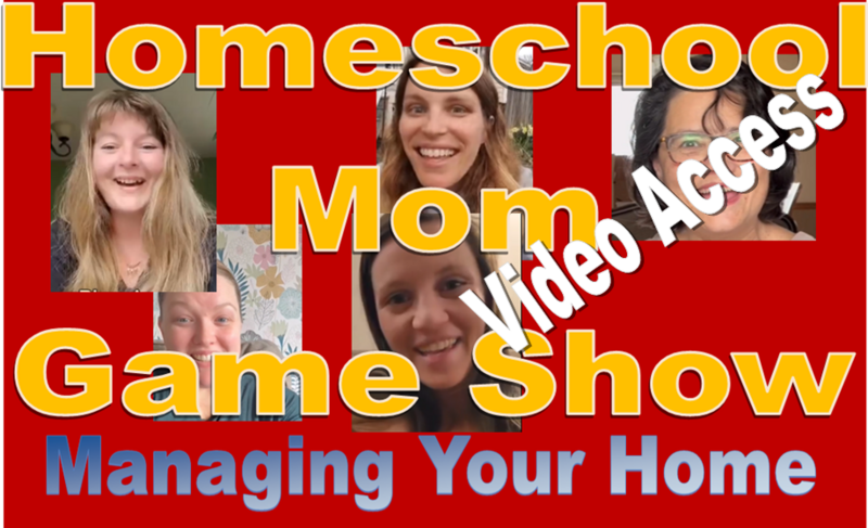 Homeschool Mom Game Show: Managing Your Home 2023 Planning Workshop Talk Video Access