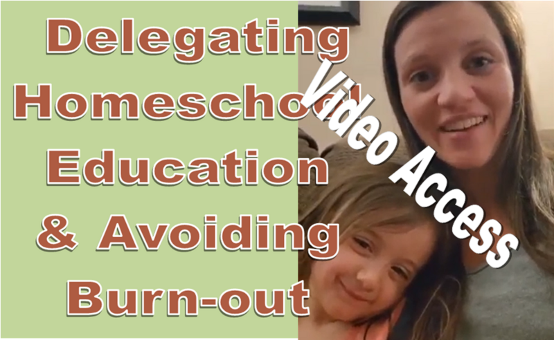 Delegating Education & Avoiding Burn-out with Cassie Sheely 2023 Homeschool Planning Workshop Talk Video Access