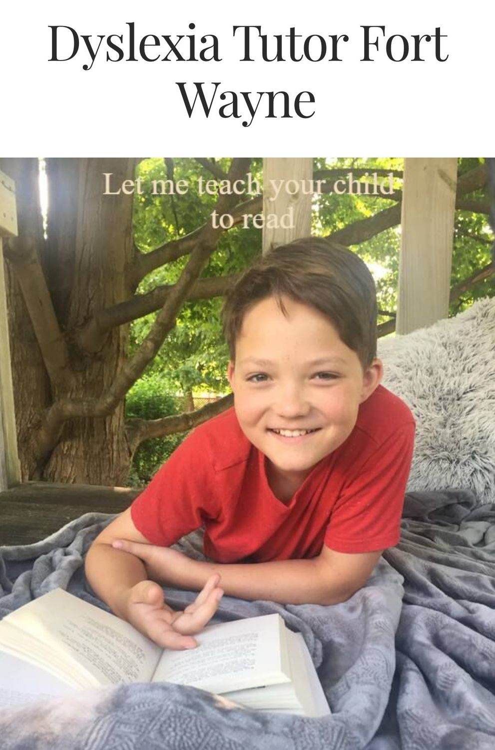 Reading Tutor: One-on-one (Sunny 9:30 AM) 2nd-12th $275*/semester