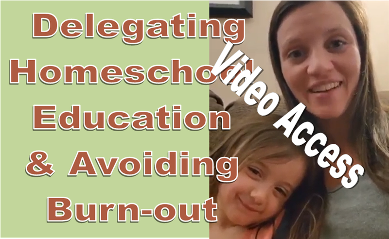 Delegating Education & Avoiding Burn-out with Cassie Sheely 2023 Homeschool Planning Workshop Talk Video Access
