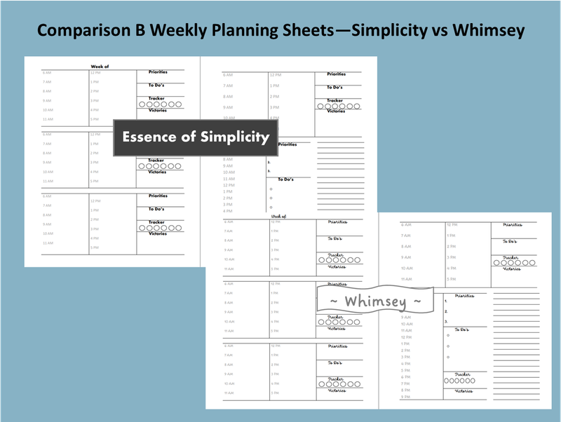 Plan B Weekly Planning Page Digital Download Plan B Weekly Planning Page Digital Download