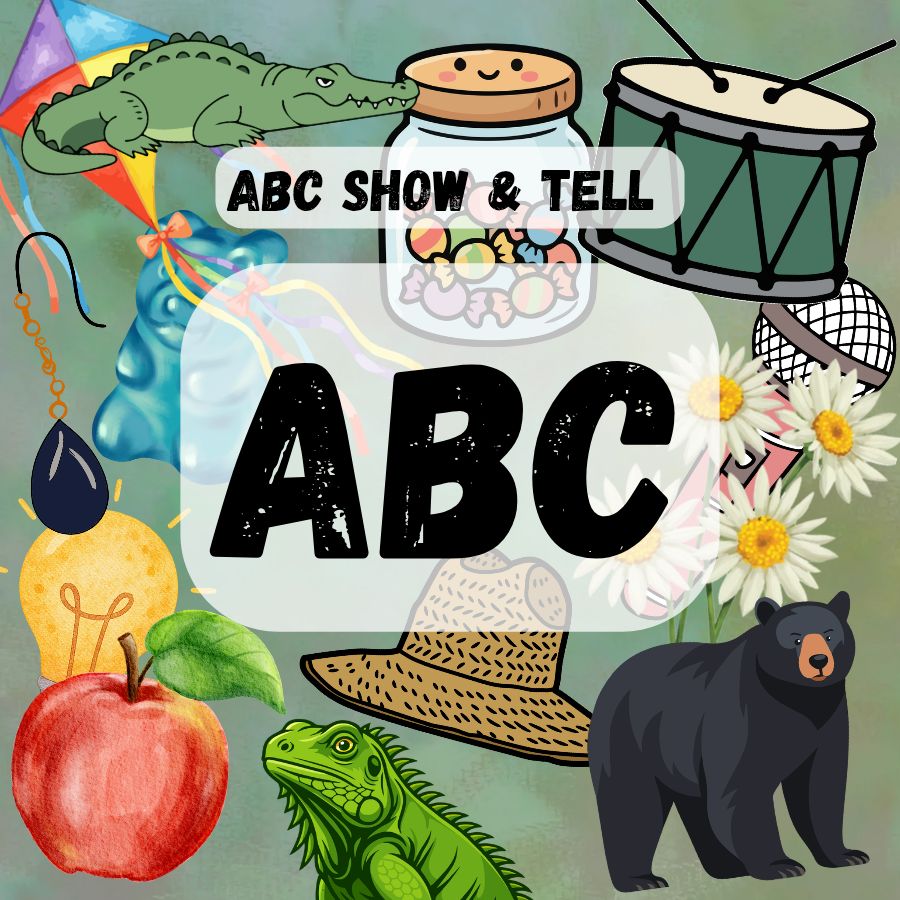 ABC Show & Tell (Sunny Lane 2pm) Ages 3-5 $100/Semester