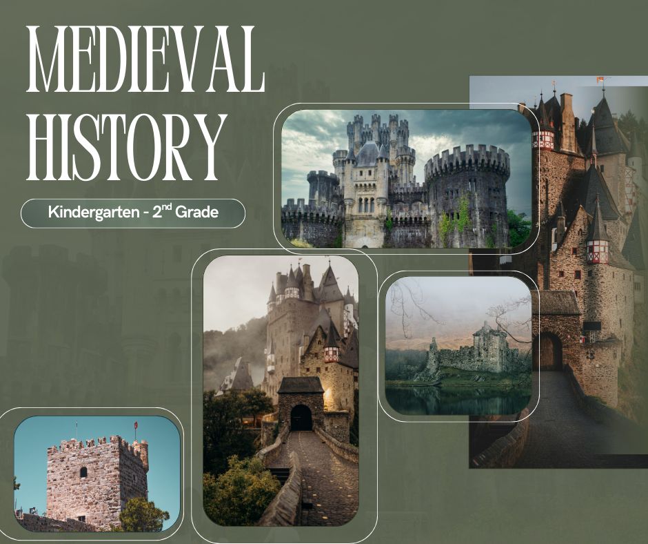 Medieval History (Waynedale Session D 11:15am-11:55am) K-2nd $100/Semester