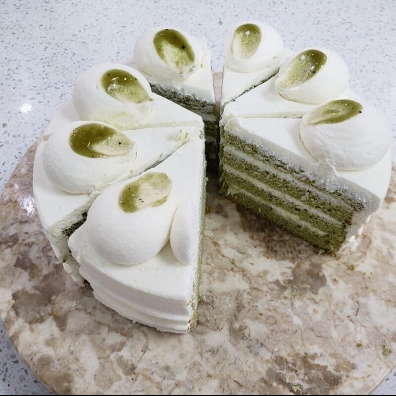 Green Tea Chiffon Cake