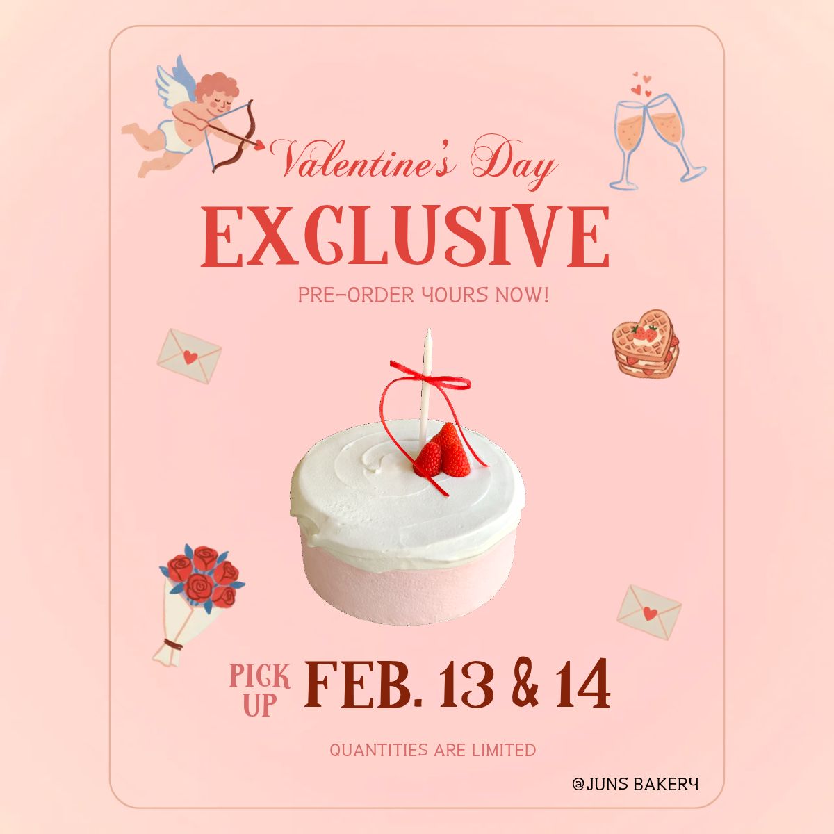 Happy Valentine's Day Cake
