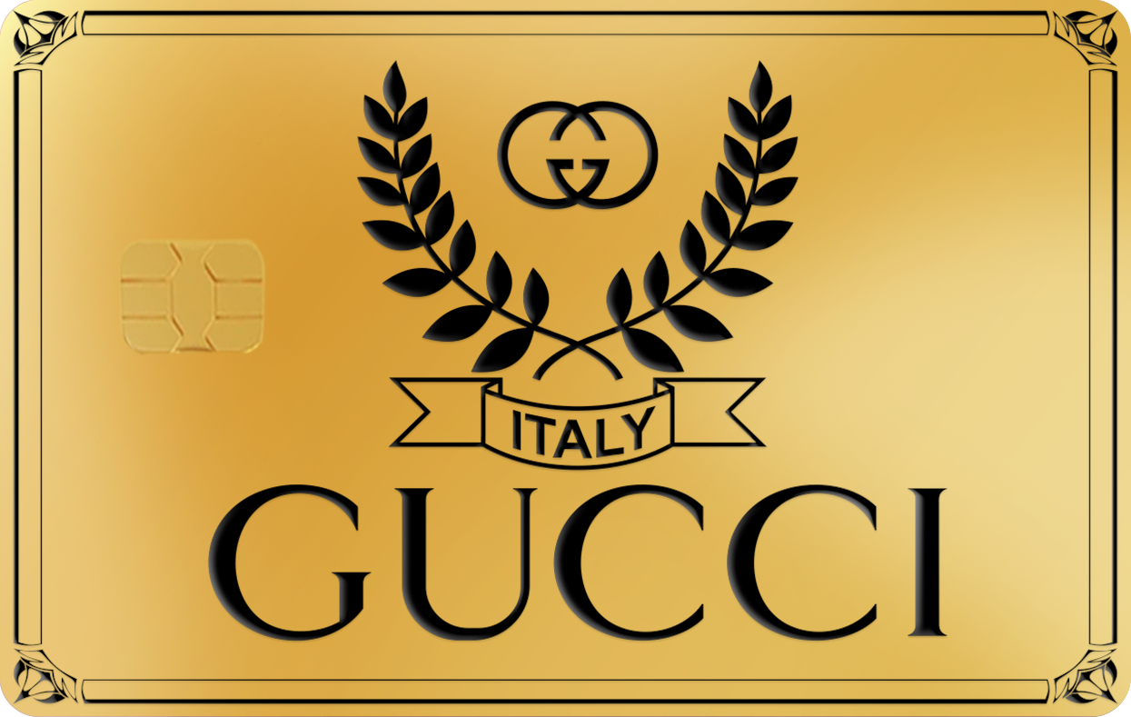 GG ITALY CARD, Card Color Options: 24K Gold Plated