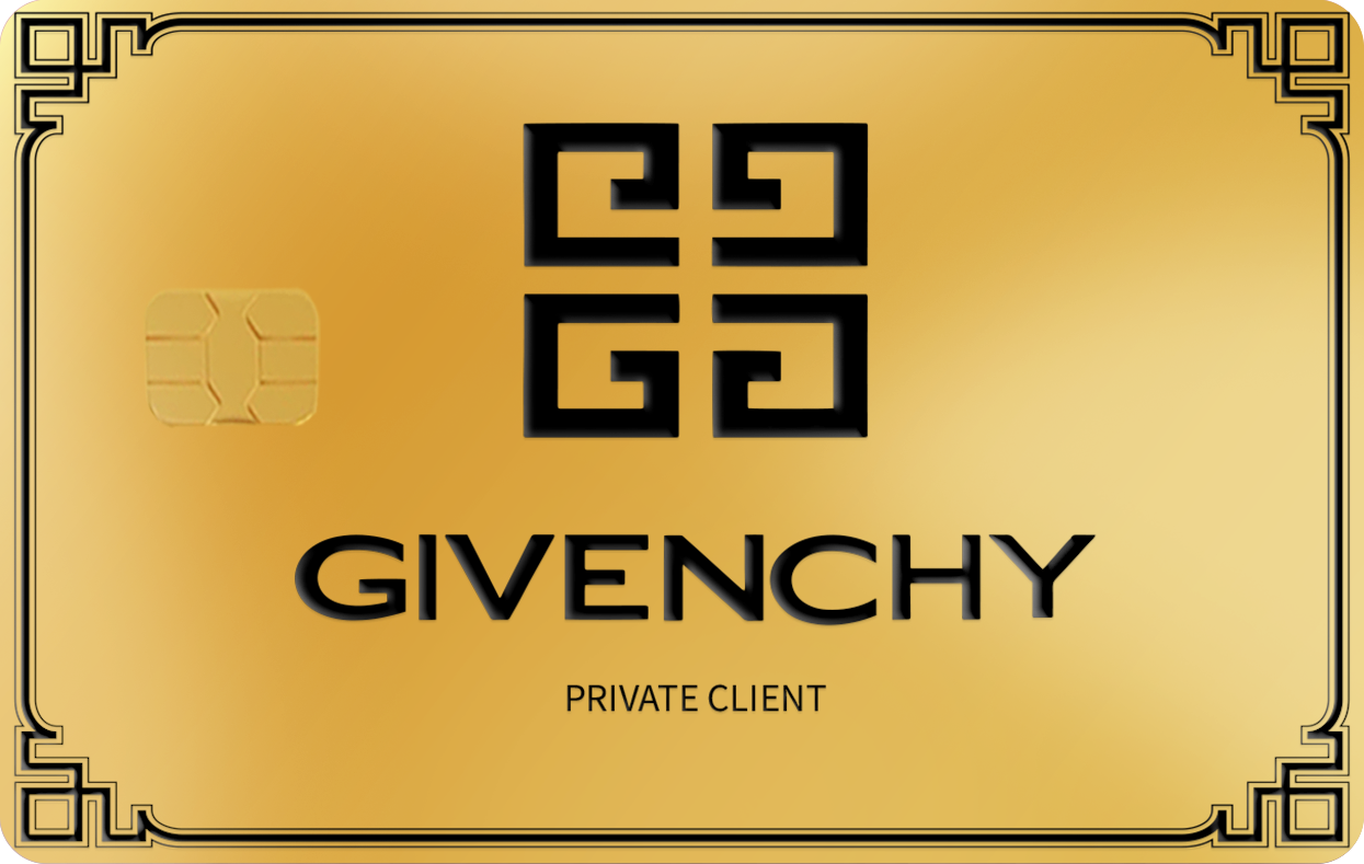 GVY PRIVATE CLIENT, Card Color Options: 24K Gold Plated