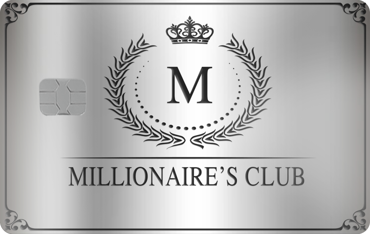MILLIONAIRE'S CLUB CROWN CARD