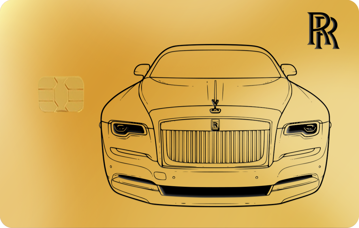 ROLLS ROYCE RR, Card Color Options: 24K Gold Plated